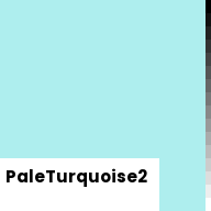 Color chip: PaleTurquoise2