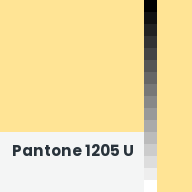 Color chip: Pantone 1205 U