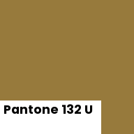 Color chip: Pantone 132 U