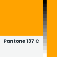 Color chip: Pantone 137 C