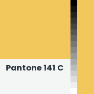 Color chip: Pantone 141 C