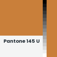Color chip: Pantone 145 U