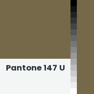 Color chip: Pantone 147 U