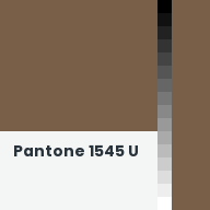 Color chip: Pantone 1545 U
