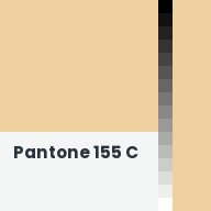 Color chip: Pantone 155 C