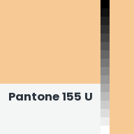 Color chip: Pantone 155 U