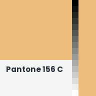 Color chip: Pantone 156 C