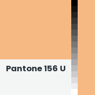 Color chip: Pantone 156 U