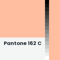 Color chip: Pantone 162 C