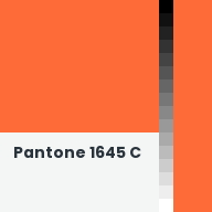Color chip: Pantone 1645 C