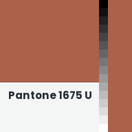Color chip: Pantone 1675 U