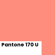 Color chip: Pantone 170 U
