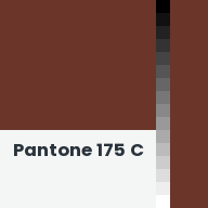 Color chip: Pantone 175 C