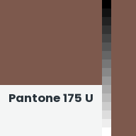 Color chip: Pantone 175 U