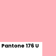 Color chip: Pantone 176 U