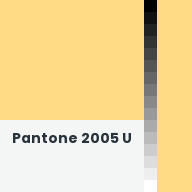 Color chip: Pantone 2005 U