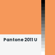 Color chip: Pantone 2011 U