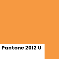 Color chip: Pantone 2012 U