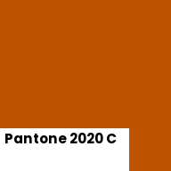 Color chip: Pantone 2020 C