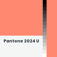Color chip: Pantone 2024 U
