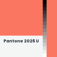 Color chip: Pantone 2026 U