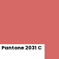 Color chip: Pantone 2031 C