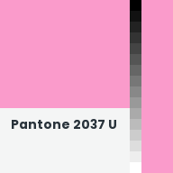 Color chip: Pantone 2037 U