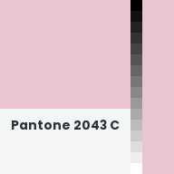 Color chip: Pantone 2043 C