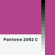 Color chip: Pantone 2062 C