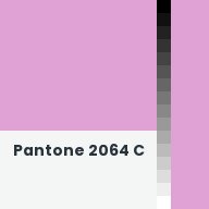 Color chip: Pantone 2064 C