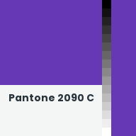 Color chip: Pantone 2090 C