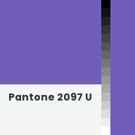 Color chip: Pantone 2097 U