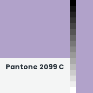 Color chip: Pantone 2099 C