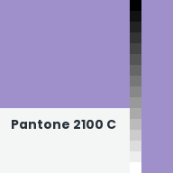 Color chip: Pantone 2100 C