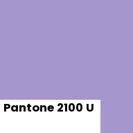 Color chip: Pantone 2100 U