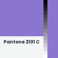 Color chip: Pantone 2101 C