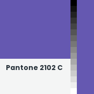 Color chip: Pantone 2102 C