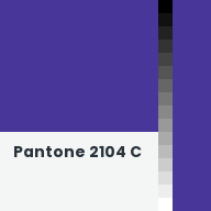 Color chip: Pantone 2104 C