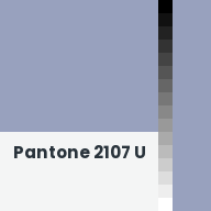 Color chip: Pantone 2107 U