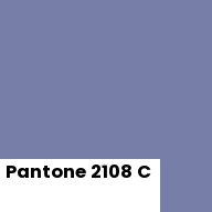 Color chip: Pantone 2108 C