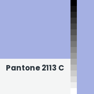 Color chip: Pantone 2113 C