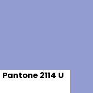 Color chip: Pantone 2114 U