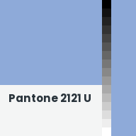 Color chip: Pantone 2121 U