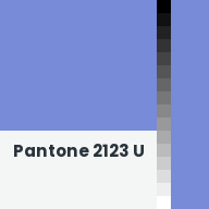Color chip: Pantone 2123 U