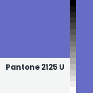 Color chip: Pantone 2125 U