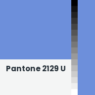 Color chip: Pantone 2129 U
