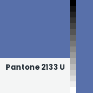 Color chip: Pantone 2133 U