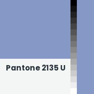 Color chip: Pantone 2135 U