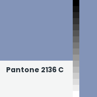 Color chip: Pantone 2136 C