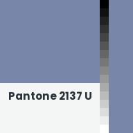 Color chip: Pantone 2137 U